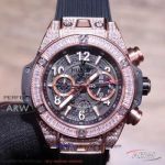 Perfect Replica Hublot Big Bang Unico Sapphire Rose Gold Face 42mm Watch
